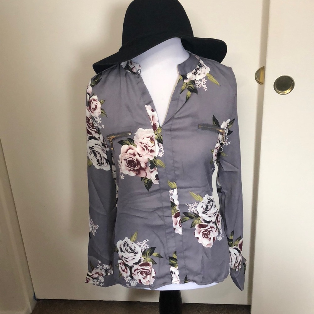 Cute flower blouse